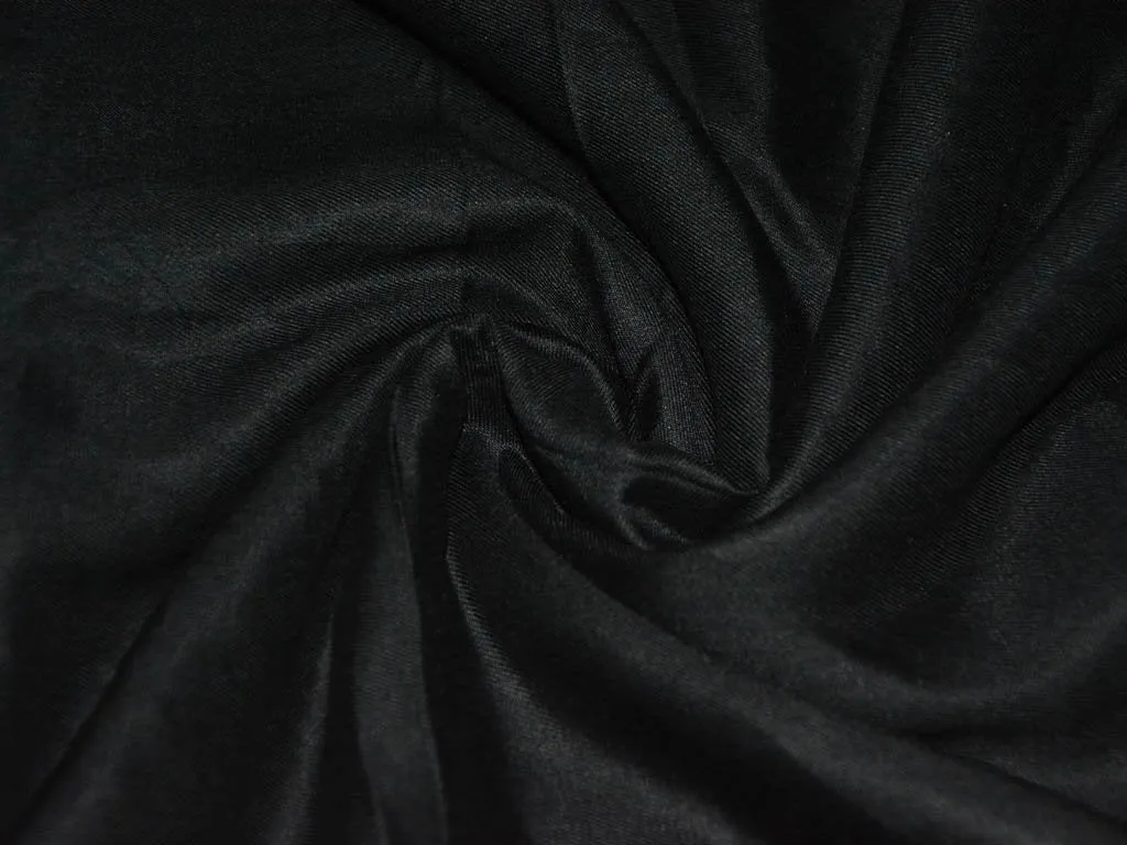 Black Plain Pure Rayon Fabric (Wholesale)