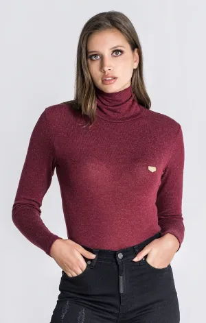 BURGUNDY GK CORE TURTLENECK