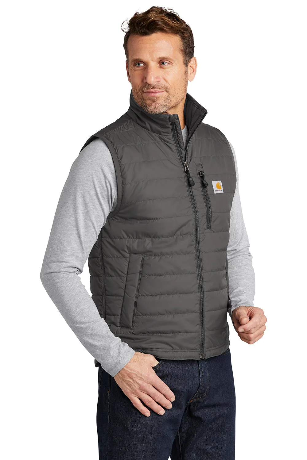 Carhartt Mens Gilliam Full Zip Vest - Shadow Grey