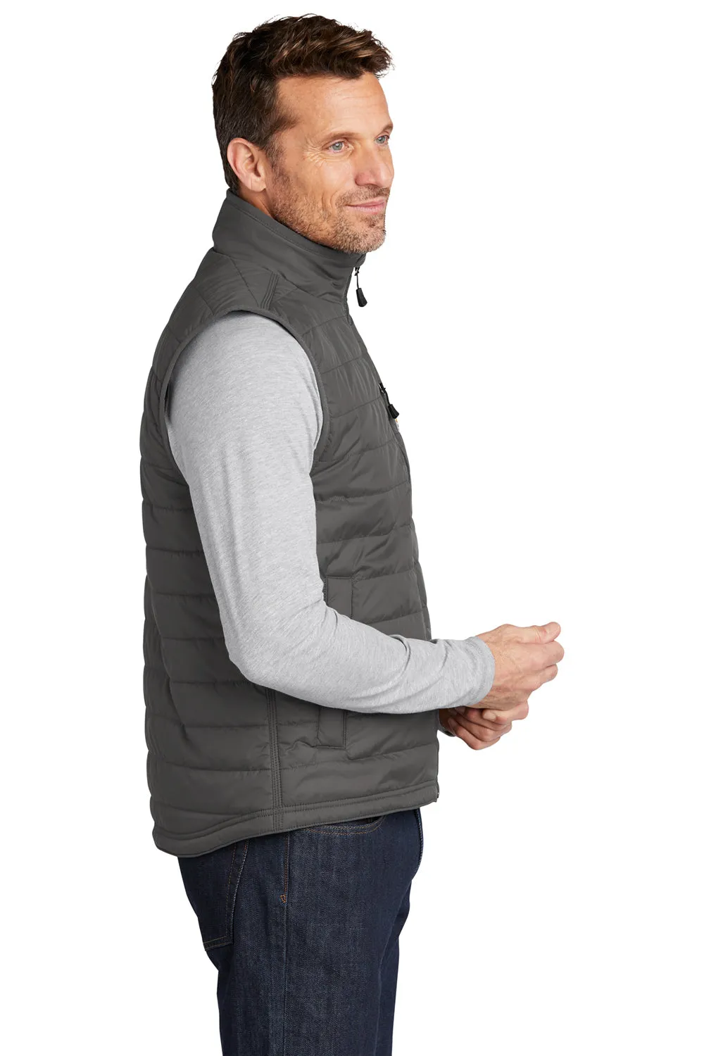 Carhartt Mens Gilliam Full Zip Vest - Shadow Grey