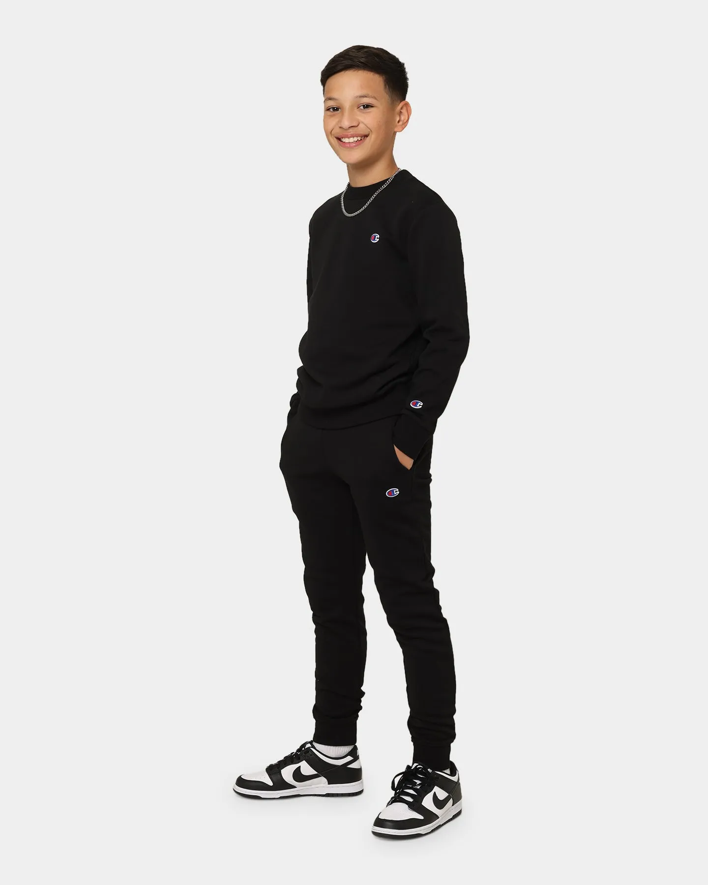 Champion Kids' Lightweight Terry Pants Black