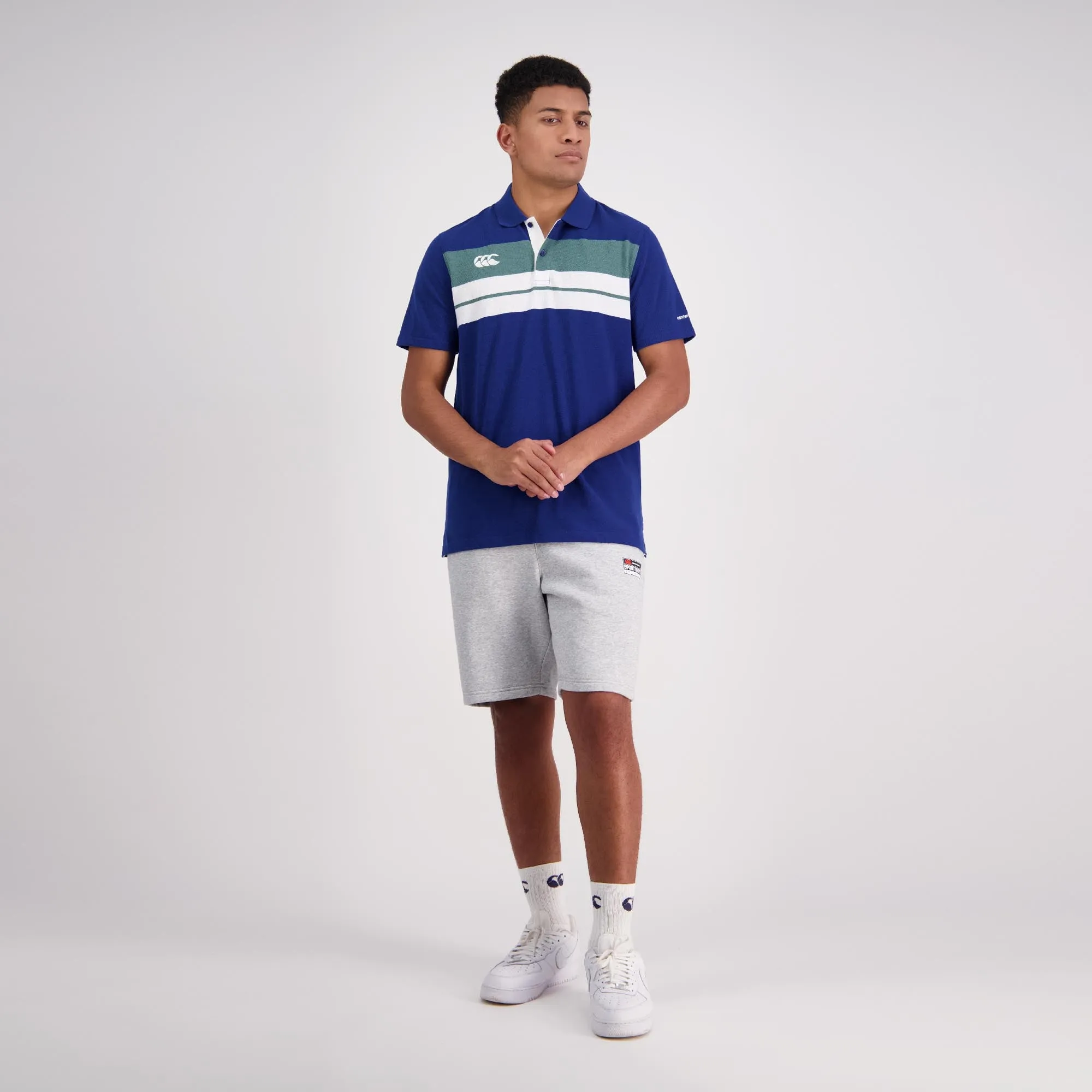 Chest Stripe Polo - limoges