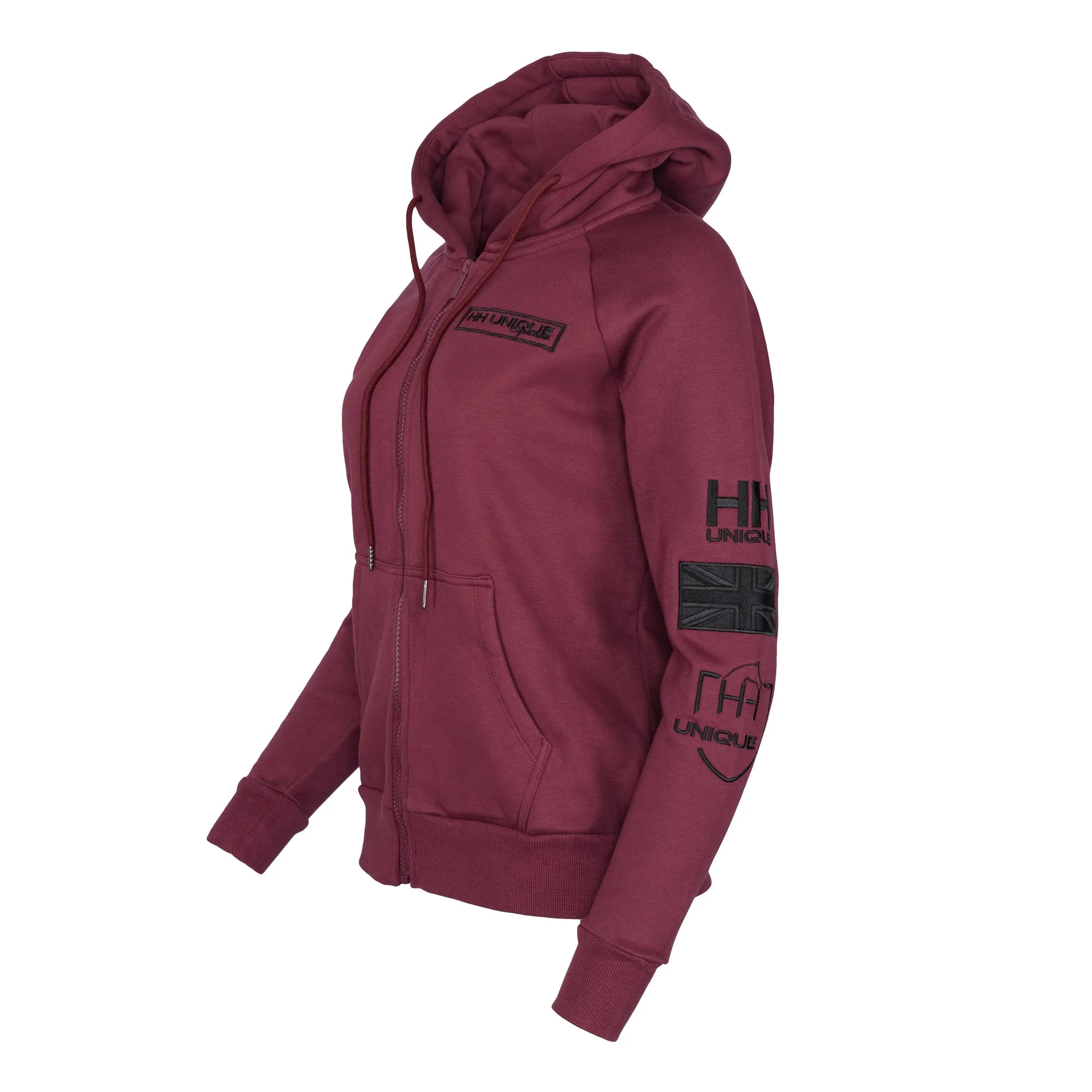 HORZEHOODS® Burgundy 4Seasons Zipped Hoodie