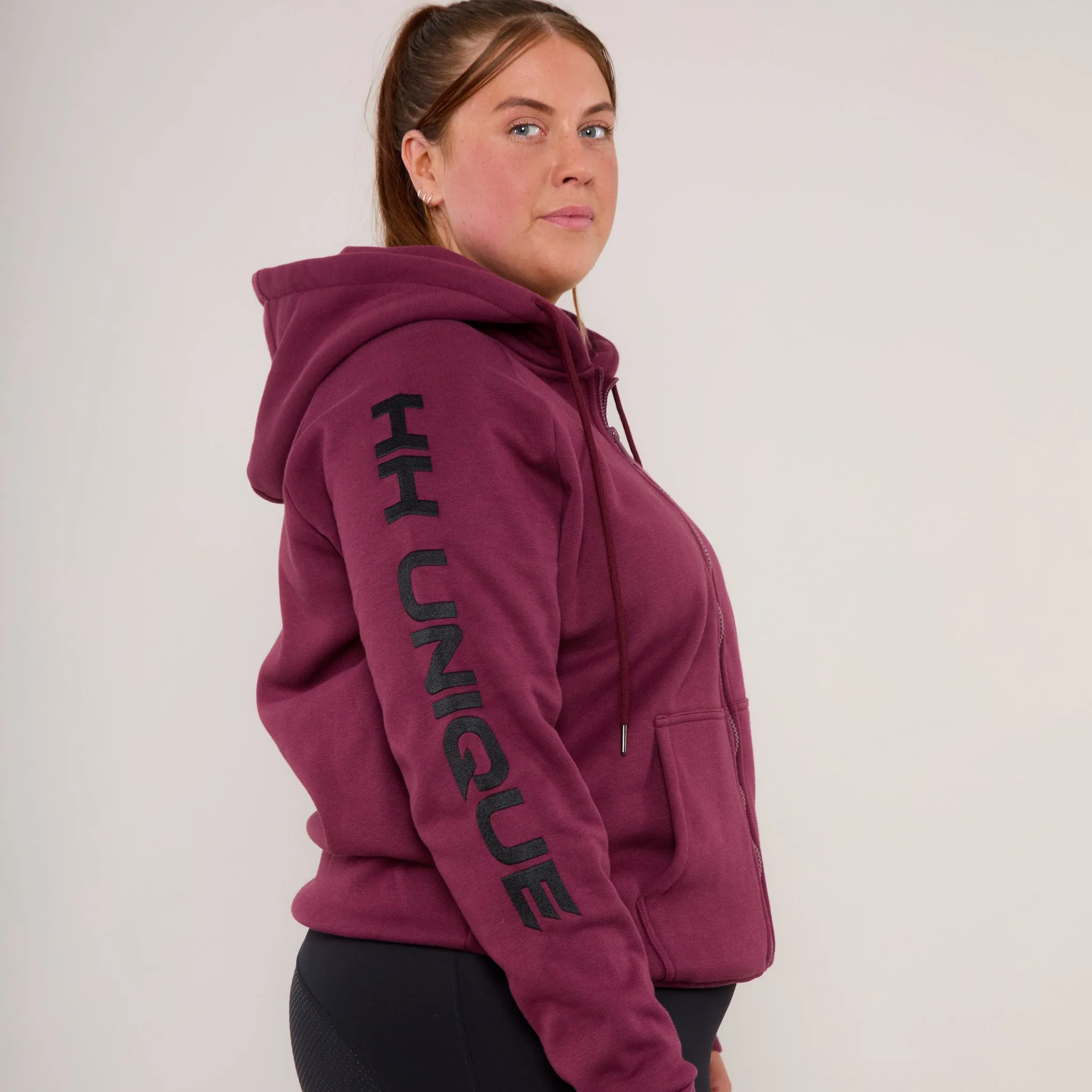 HORZEHOODS® Burgundy 4Seasons Zipped Hoodie
