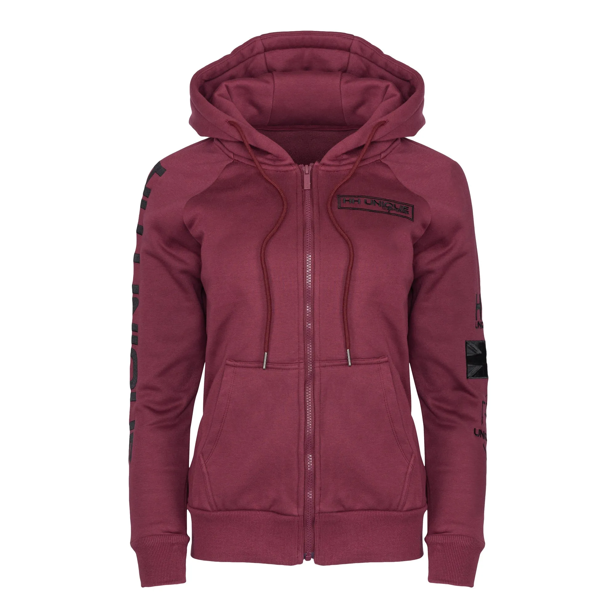 HORZEHOODS® Burgundy 4Seasons Zipped Hoodie