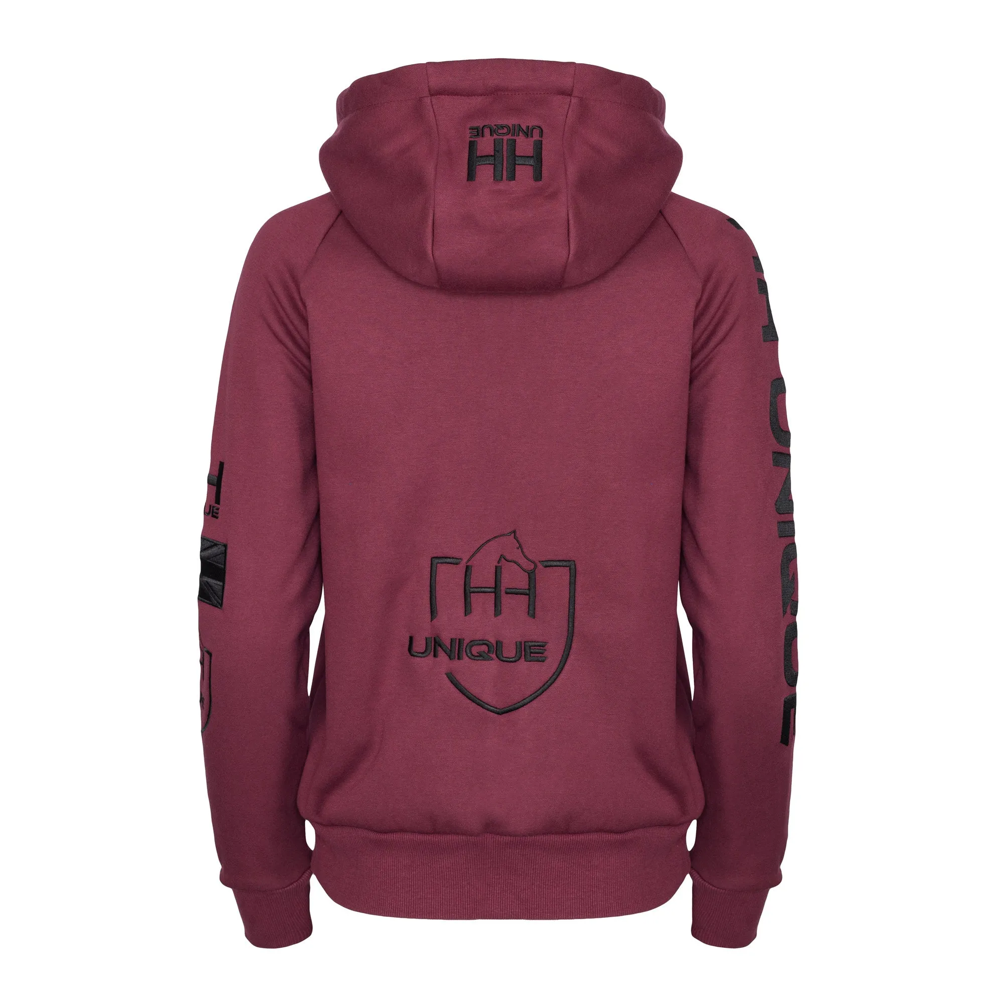 HORZEHOODS® Burgundy 4Seasons Zipped Hoodie