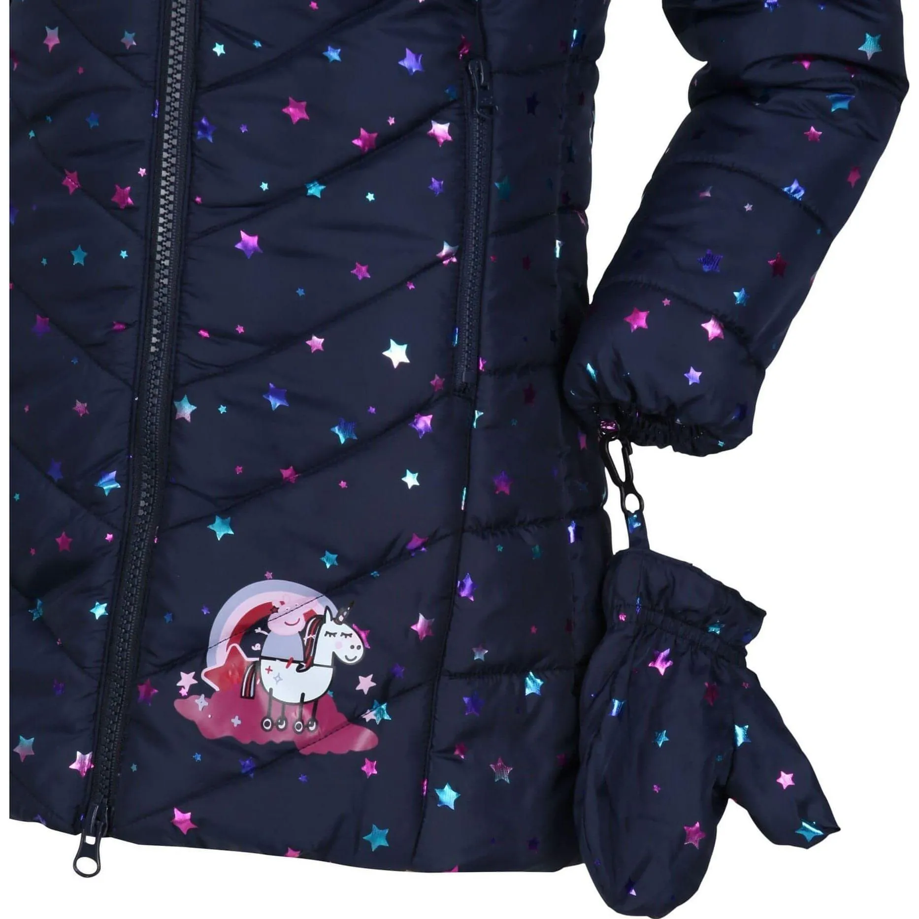 Regatta Peppa Pig Junior Padded Jacket - Navy
