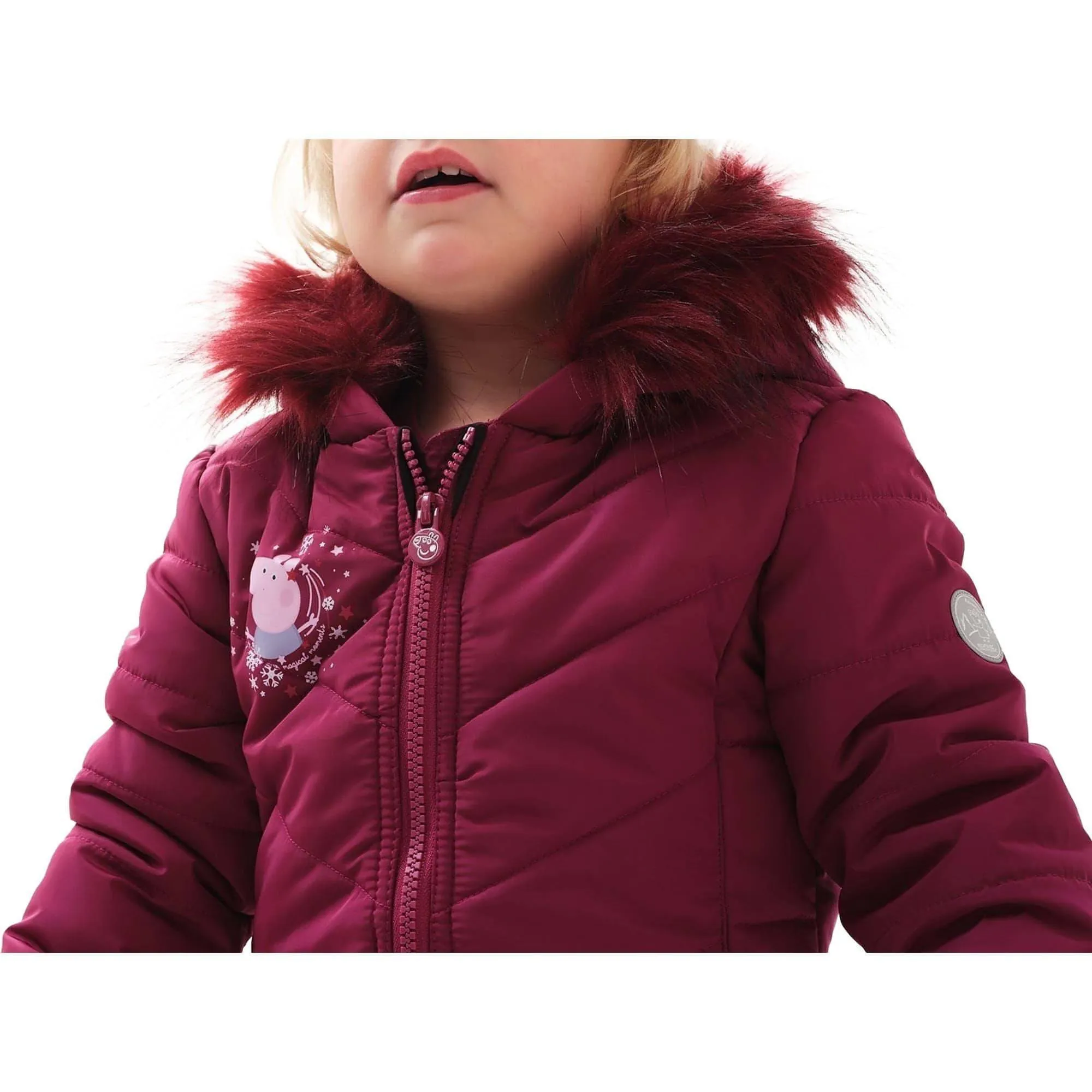 Regatta Peppa Pig Junior Padded Jacket - Red